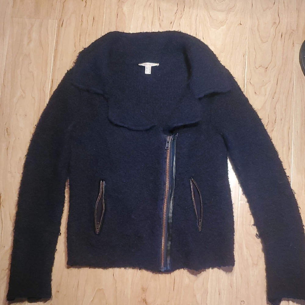 Esprit Navy Teddy Jacket